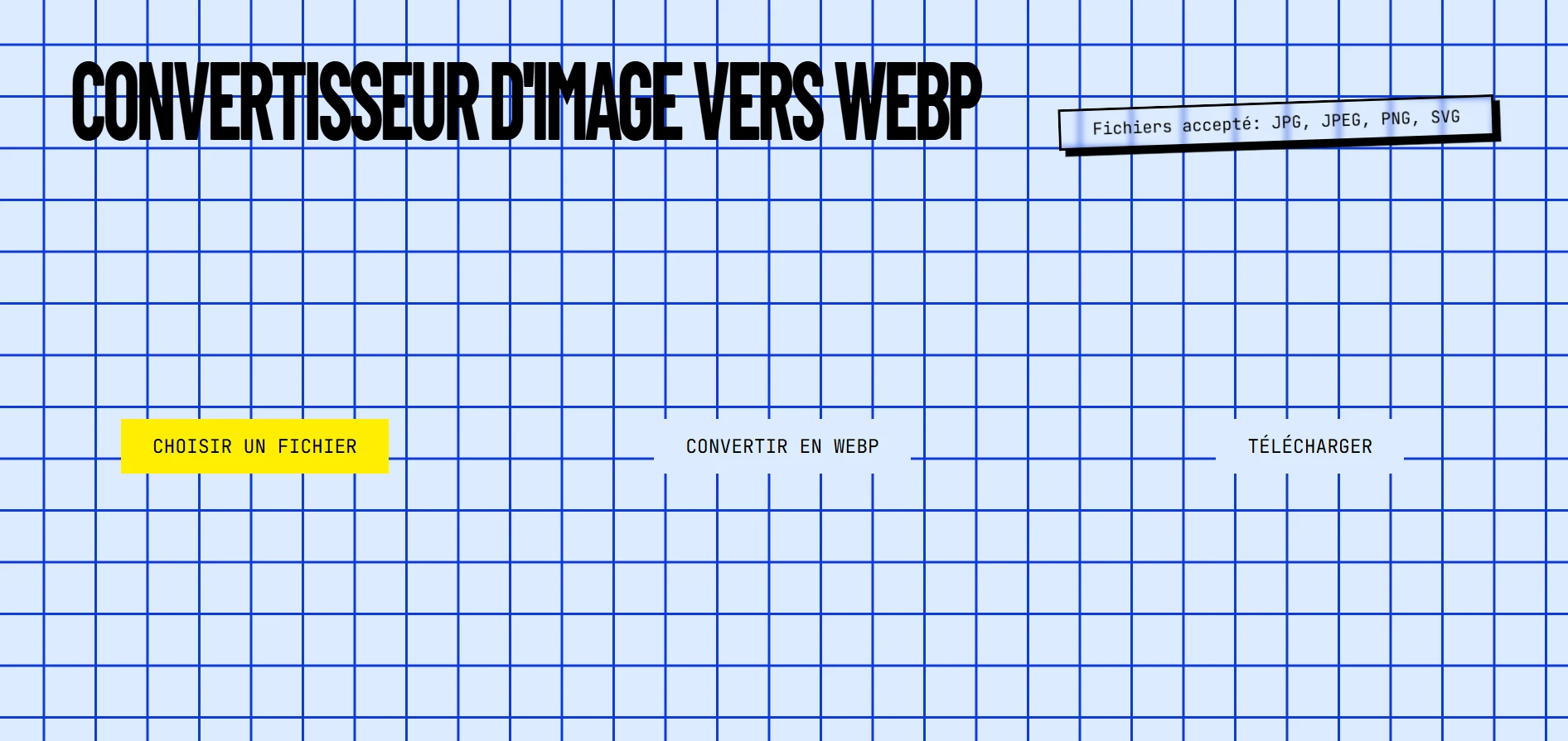 Capture d’écran du convertisseur image vers WebP de Léa Buonomo