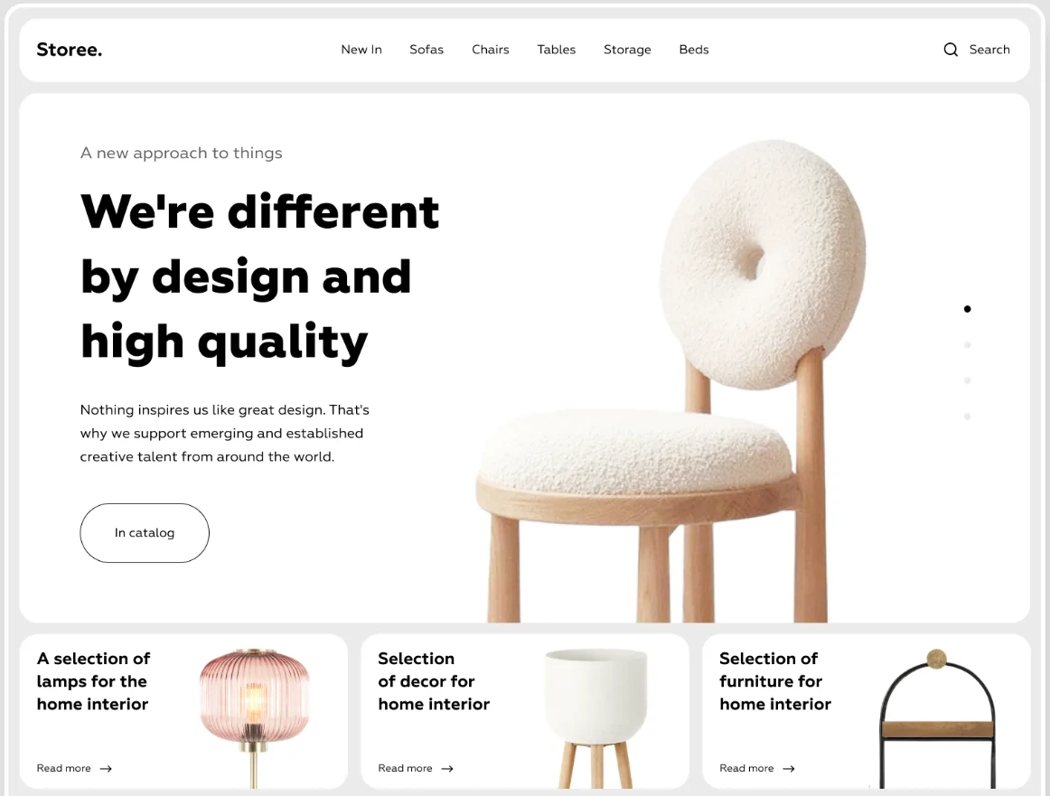 Image webdesign e-commerce