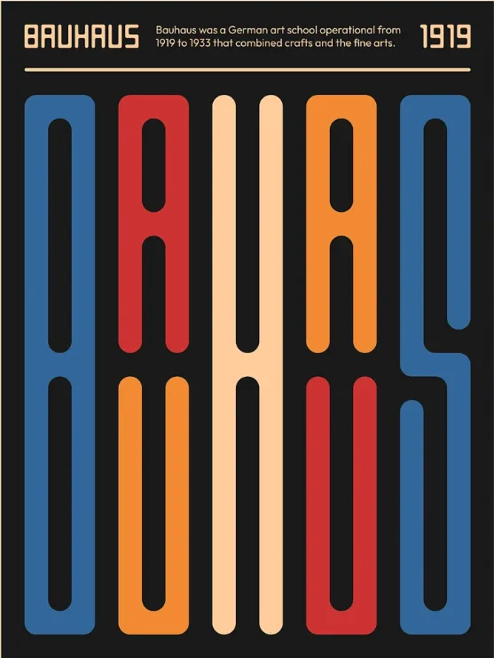 Image affiche Bauhaus