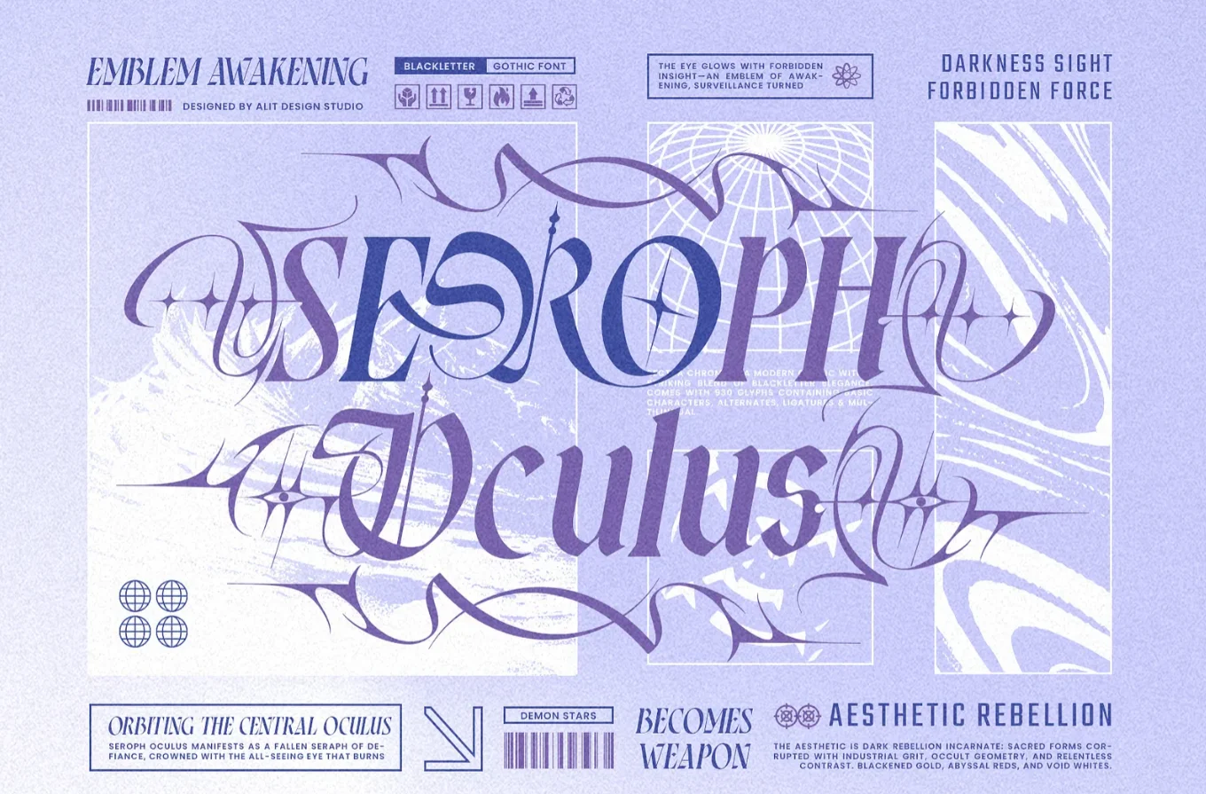 Image d'un set graphique kitsch-web